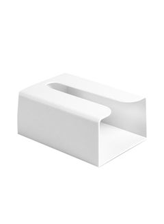 Wall Mounted Paper Towel Holder White 19.5x8.5x13.5centimeter