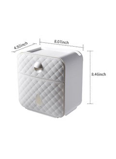 Generic Wall Mounted Paper Towel Dispenser White 22.5x16x21.5cm  - Image 2