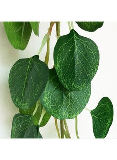 Generic Natural Artificial Hanging Garland Autumn Leaves Green 35 x 4 x 35centimeter  - Image 3