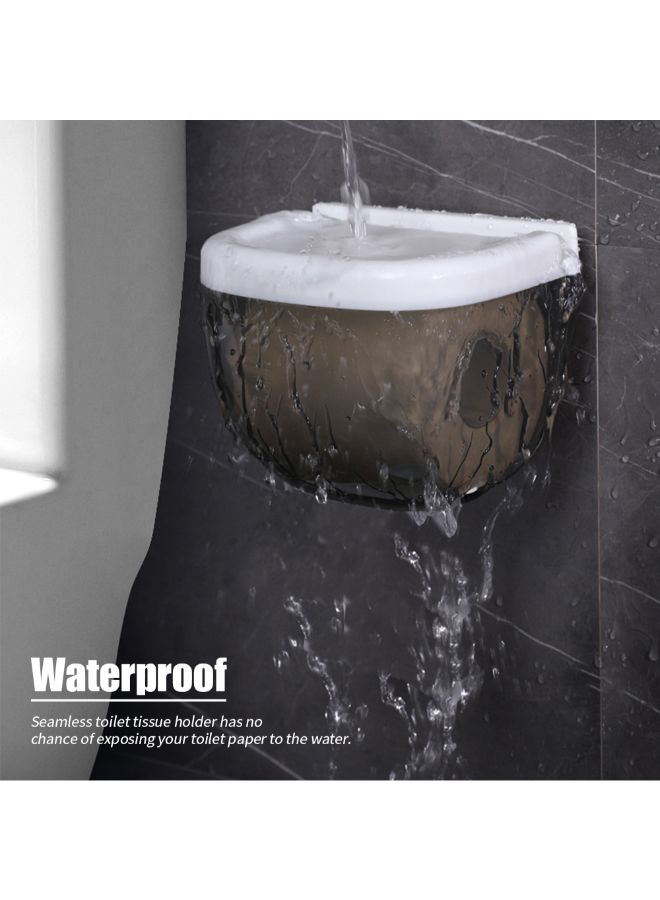 Generic - Wall Mounted Paper Towel Dispenser Black 16x13.5x13.5cm - Image 1