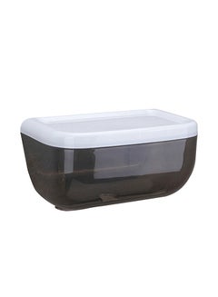 Wall Mounted Paper Towel Dispenser Black 16x13.5x13.5cm