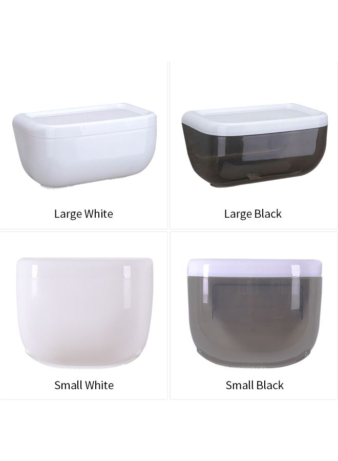 Generic - Wall Mounted Paper Towel Dispenser Black 16x13.5x13.5cm - Image 1
