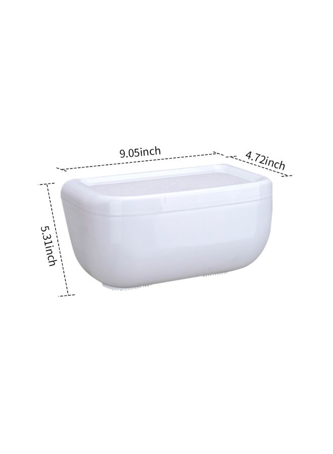 Generic - Wall Mounted Paper Towel Dispenser White 16x13.5x13.5cm - Image 1