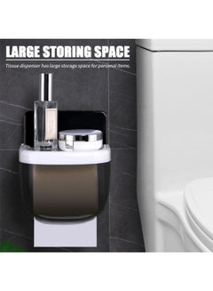 Generic Wall Mounted Paper Towel Dispenser Black 24x13.5x14.7cm  - Image 2