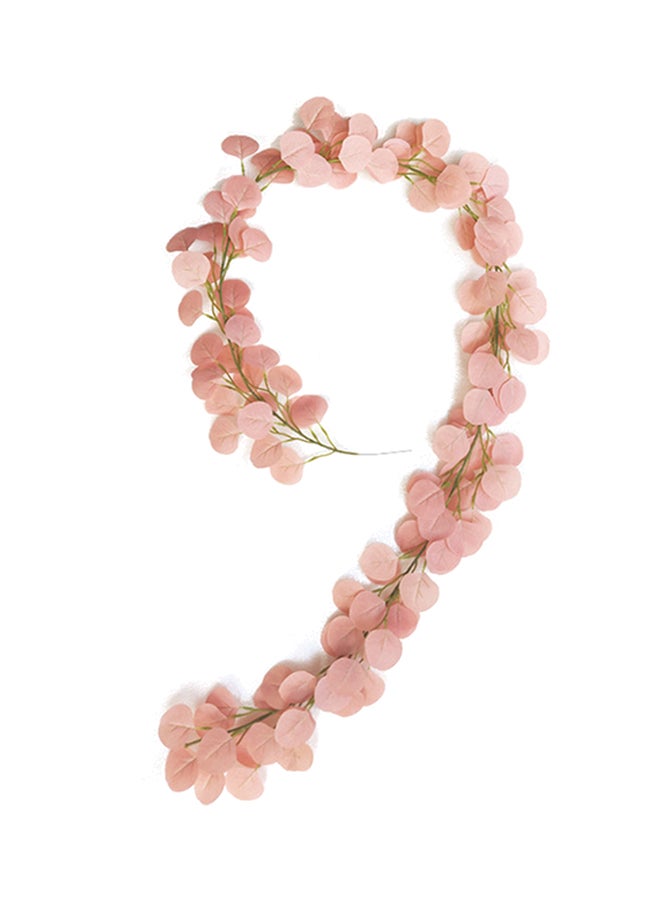 Generic Natural Artificial Hanging Garland Autumn Leaves Pink 35 x 4 x 35centimeter  - Image 1
