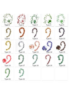 Generic Natural Artificial Hanging Garland Autumn Leaves Gold 35 x 4 x 35centimeter  - Image 3