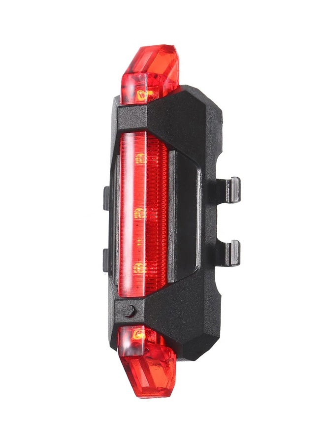 بيوينتي مصباح خلفي للدراجات قابل للشحن عبر منفذ USB ومزود بعدد 4 شرائح بإضاءة LED - Image 1