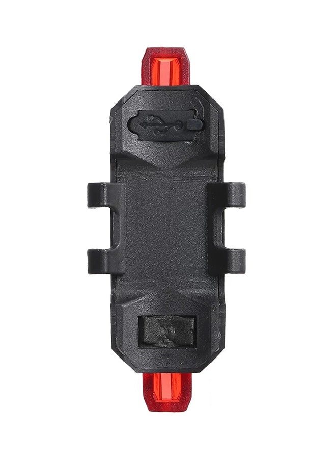 بيوينتي مصباح خلفي للدراجات قابل للشحن عبر منفذ USB ومزود بعدد 4 شرائح بإضاءة LED - Image 2