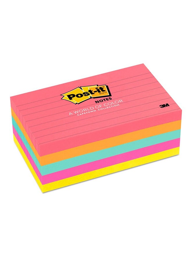 Ace UAE 5-Piece Post It  Lined Notes Pad Multicolour  - Image 1