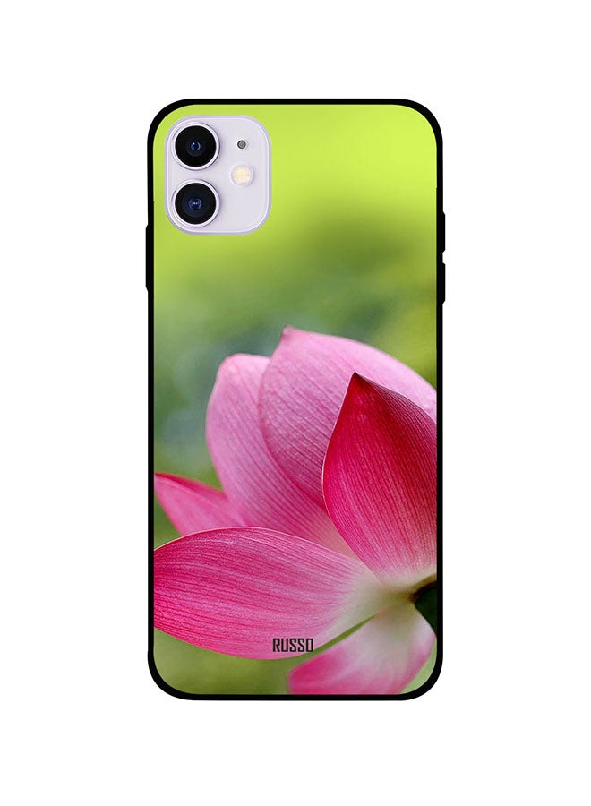 RUSSO Protective Case Cover For iPhone 11 Lotus Leaves 
