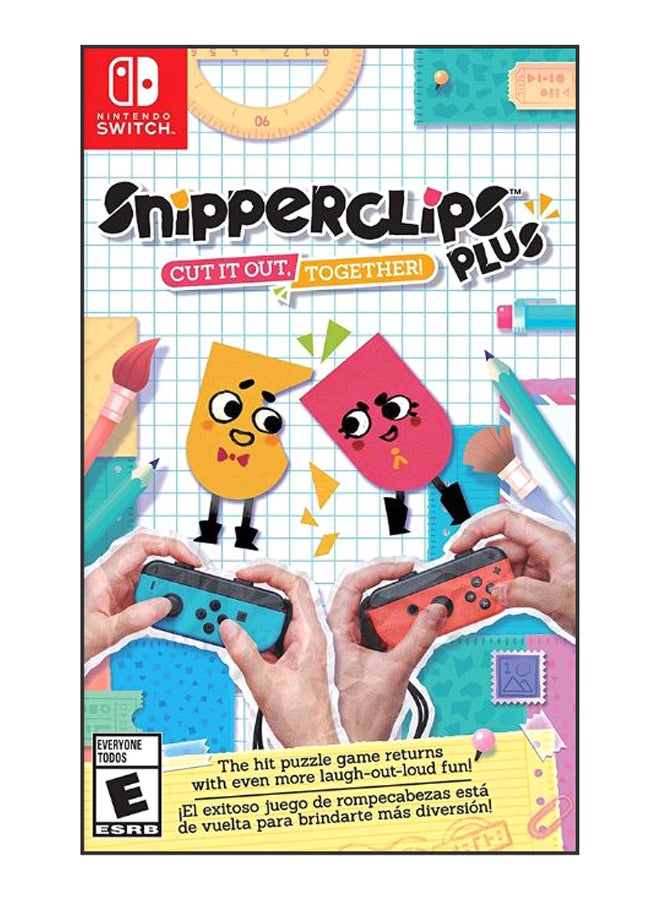 جيكاي جيمز لعبة "Snipperclips Plus Cut It Out Together" (إصدار عالمي) - puzzle - nintendo_switch 