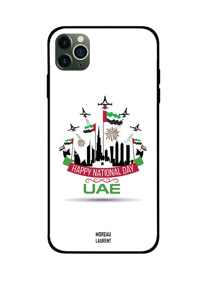 غطاء حماية واقي لهاتف أبل آيفون 11 برو نمط مطبوع بعبارة "Happy National Day UAE" - v1569565421/N30350596A_1