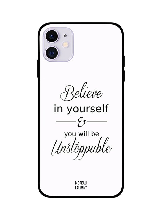 Moreau Laurent Protective Case Cover For Apple iPhone 11 White/Black