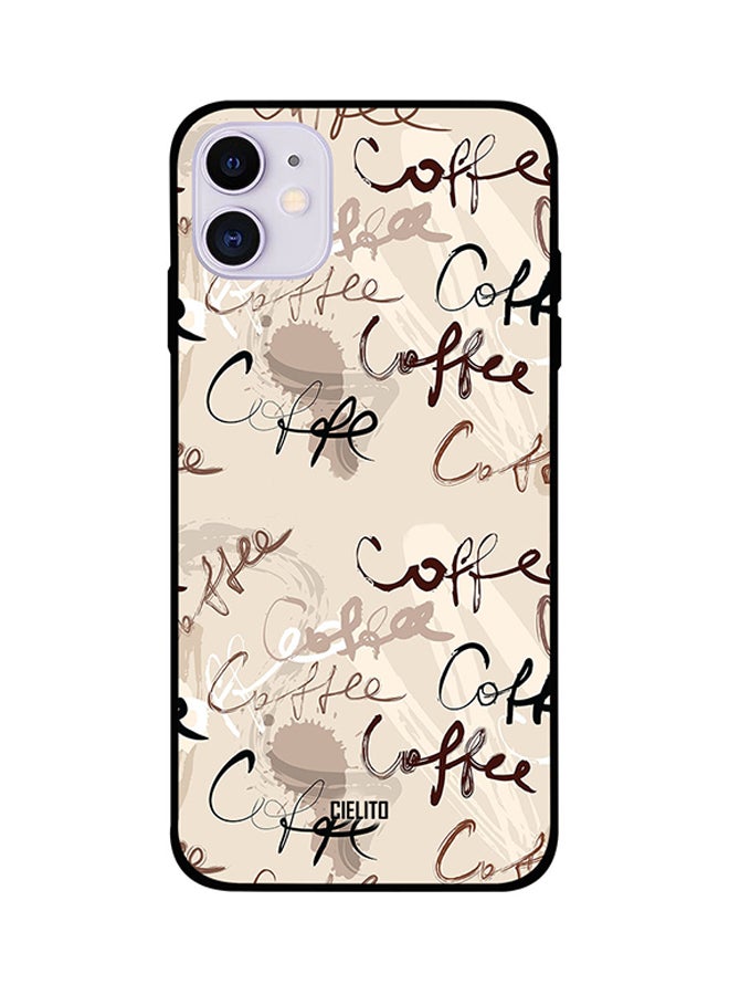 CIELITO Protective Case Cover For iPhone 11 Coffee Paint