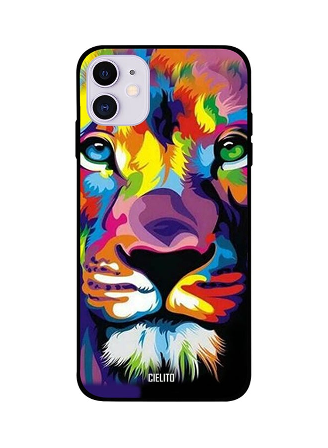 CIELITO Protective Case Cover For iPhone 11 Painted Lion