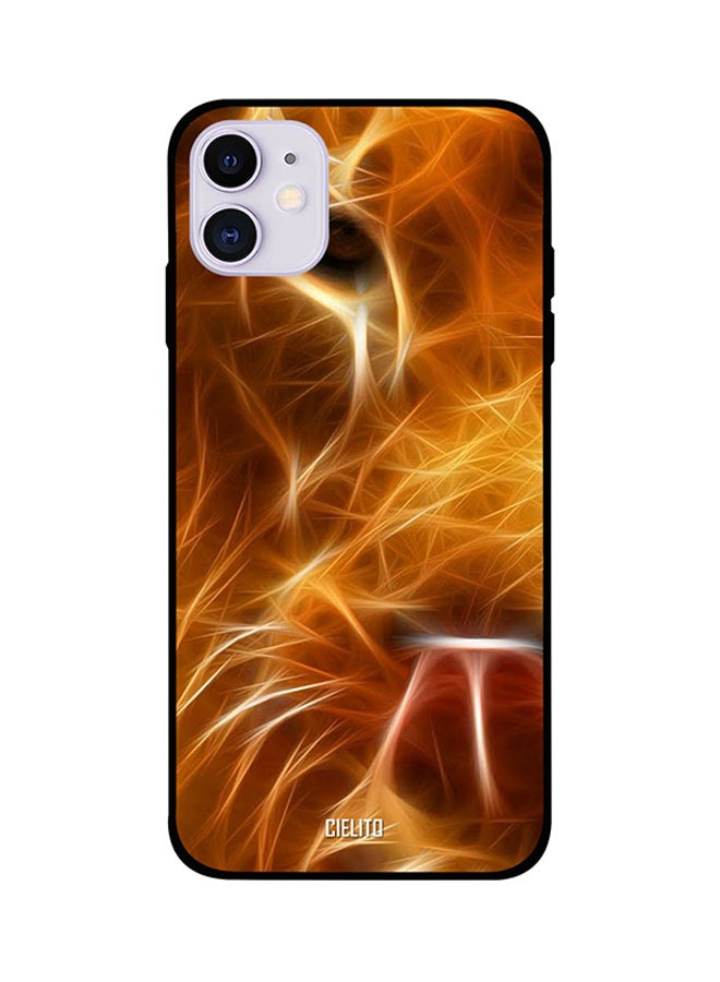 CIELITO Protective Case Cover For iPhone 11 Tiger Eye Pen Art