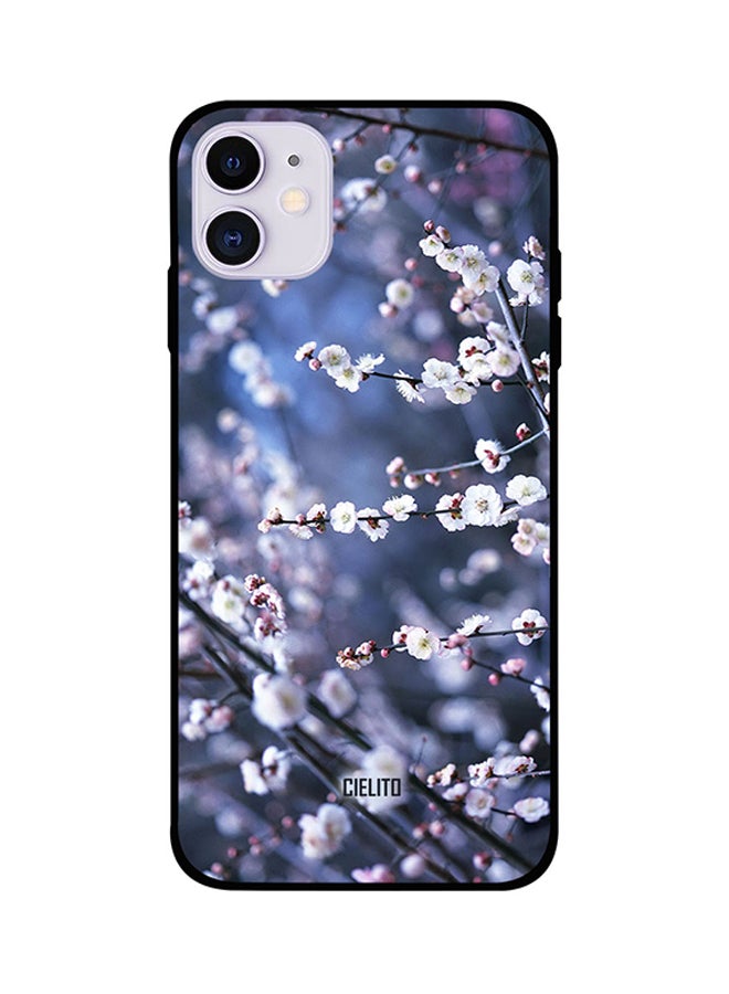 CIELITO Protective Case Cover For iPhone 11 White Small Florals