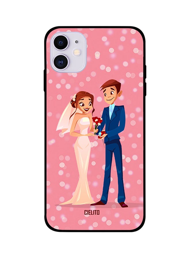 CIELITO Protective Case Cover For iPhone 11 Couple Getting Married