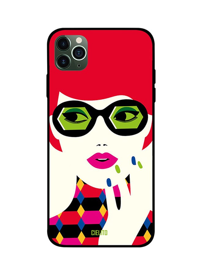 CIELITO Protective Case Cover For iPhone 11 Pro Vector Fashion Girl