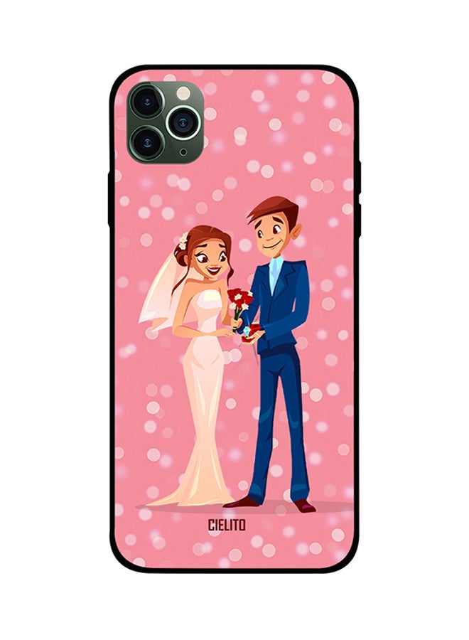 CIELITO Protective Case Cover For iPhone 11 Pro Couple Getting Married