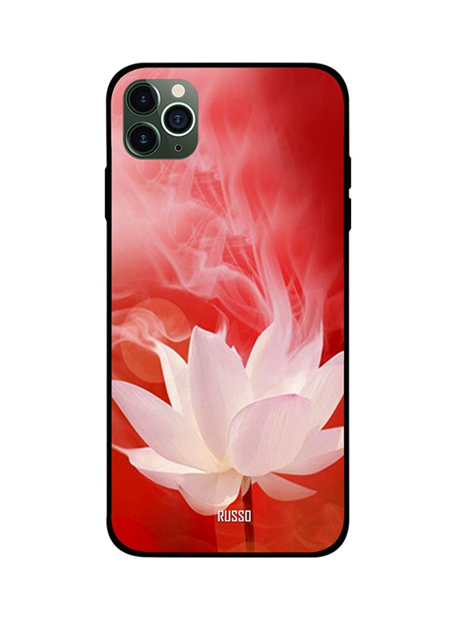 RUSSO Protective Case Cover For iPhone 11 Pro White Lotus 