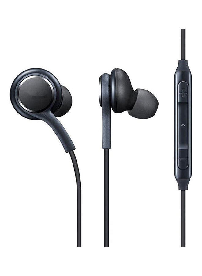 Generic - Wired Headphones For Samsung Galaxy S9 / S8 / S8 Plus Black - Image 1