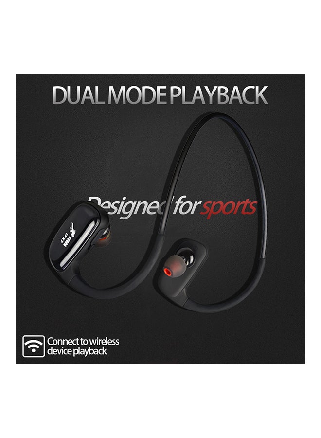 Waterproof Wireless Bluetooth Stereo In-Ear Headphones Black - Image 3