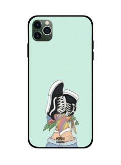 Protective Case Cover For Apple iPhone 11 Pro Black and White Canvas Shoes