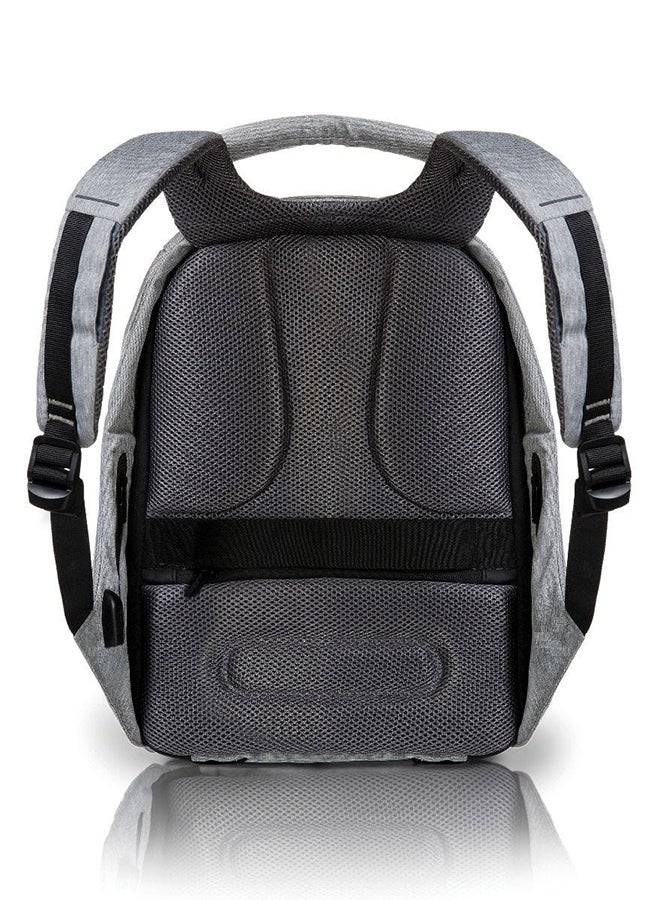 XD DESIGN Compact Anti-Theft Backpack Light Blue/Grey - Image 2