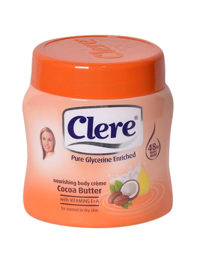 CLERE - Cocoa Butter Body Cream 500ml - Image 1