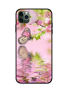 Protective Case Cover For Apple iPhone 11 Pro Max Butterfly with Reflection on Water