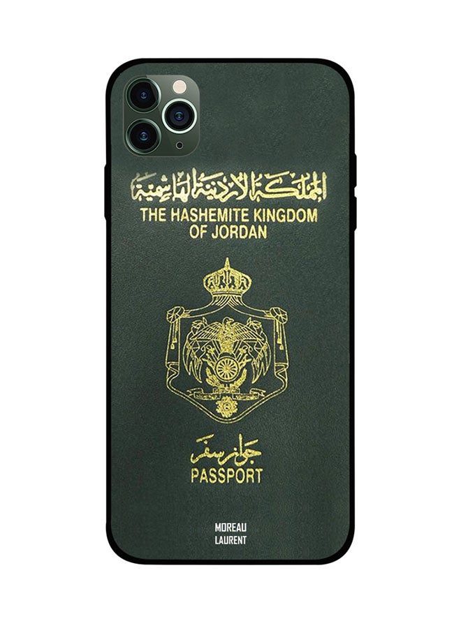 Moreau Laurent - Protective Case Cover For Apple iPhone 11 Pro Max Grey/Yellow - Image 1