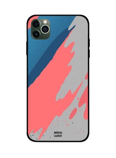 Protective Case Cover For Apple iPhone 11 Pro Max Drops of Pink & Blue Color Pattern