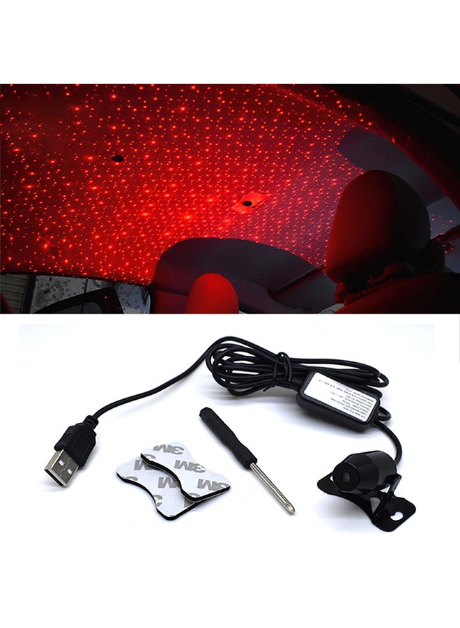Generic 5V Roof Ceiling Decoration Car Red Light Starry Sky Night Lights Atmosphere Meteor Lamp Projector - Image 2