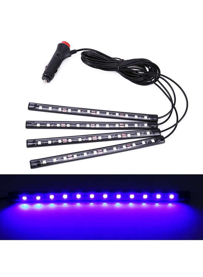 Generic 4-In-1 Universal Car LED Atmosphere Lights Colorful Lighting Decorative Lamp, With 48LEDs SMD-5050 Lamps  - Image 2