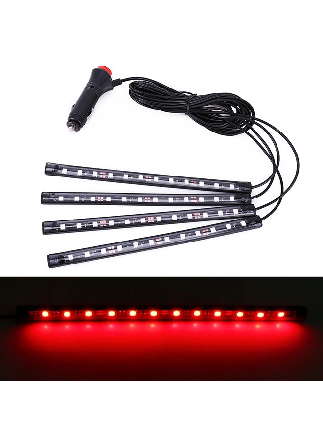 Generic 4-In-1 Universal Car LED Atmosphere Lights Colorful Lighting Decorative Lamp, With 48LEDs SMD-5050 Lamps  - Image 2