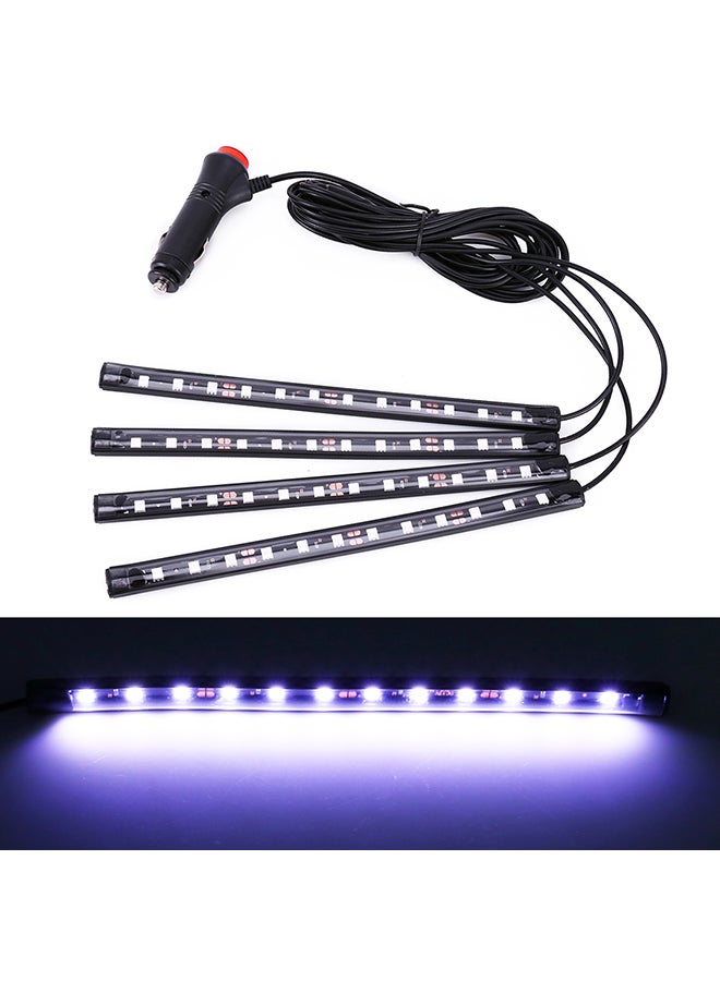 Generic 4-In-1 Universal Car LED Atmosphere Lights Colorful Lighting Decorative Lamp, With 48LEDs SMD-5050 Lamps  - Image 2