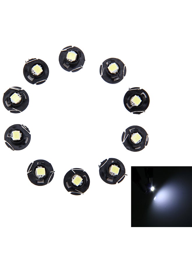 Generic - 10-Piece 0.5W T4.2 Wedge Instrument Panel LED Light Dashboard Gauge Cluster Indicator Lamp Bulb - Image 1