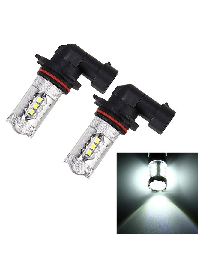 قطعتان من مصابيح الضباب للسيارات HB3 9005 5W 250LM مع 16 SMD-2835 LED - Image 2