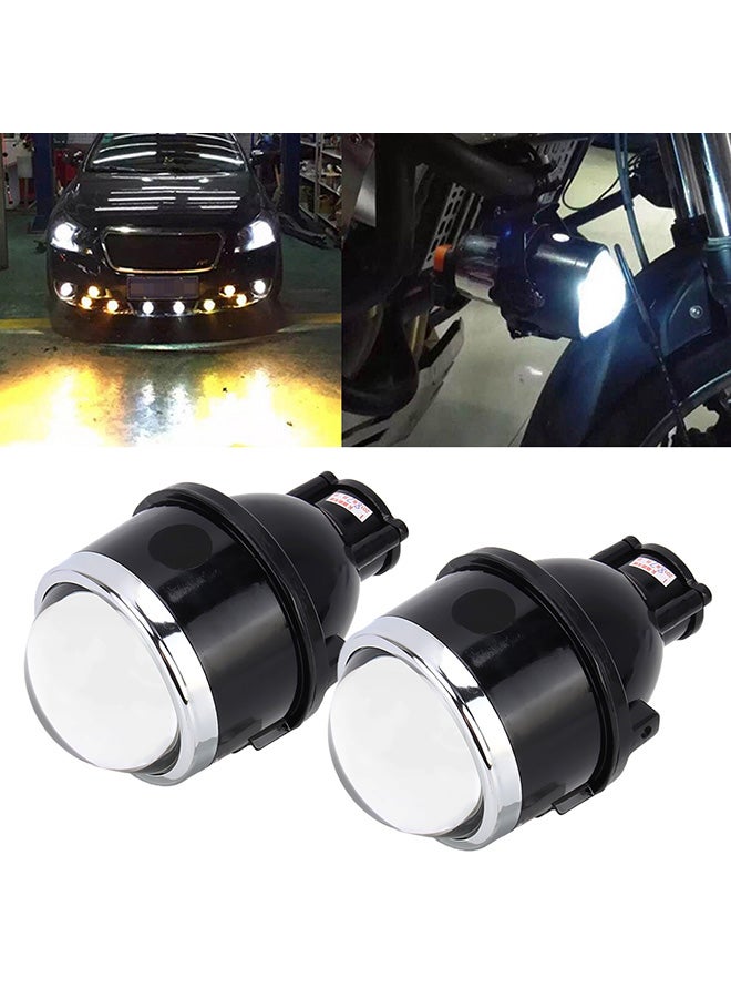 IPHCar M611 2-Piece H11 H8 2.5 Inch DC12V Bi-Xenon Fog Light Without Light Bulb