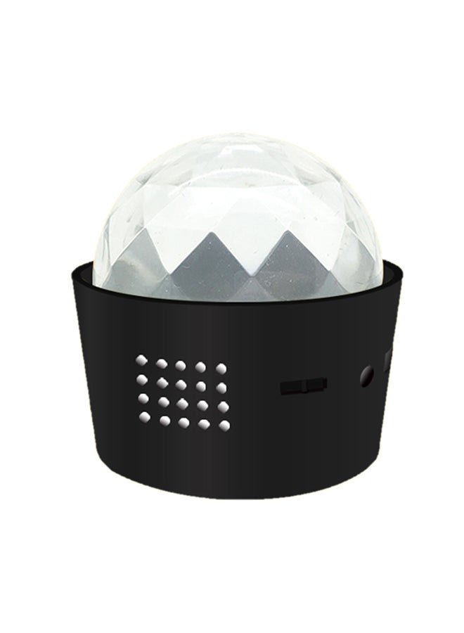 Generic D33 5W DC 5V USB Charging RGB Car Decoration Portable Rotating Strobe Effect Atmosphere Light Star Music Light Lamp  - Image 2