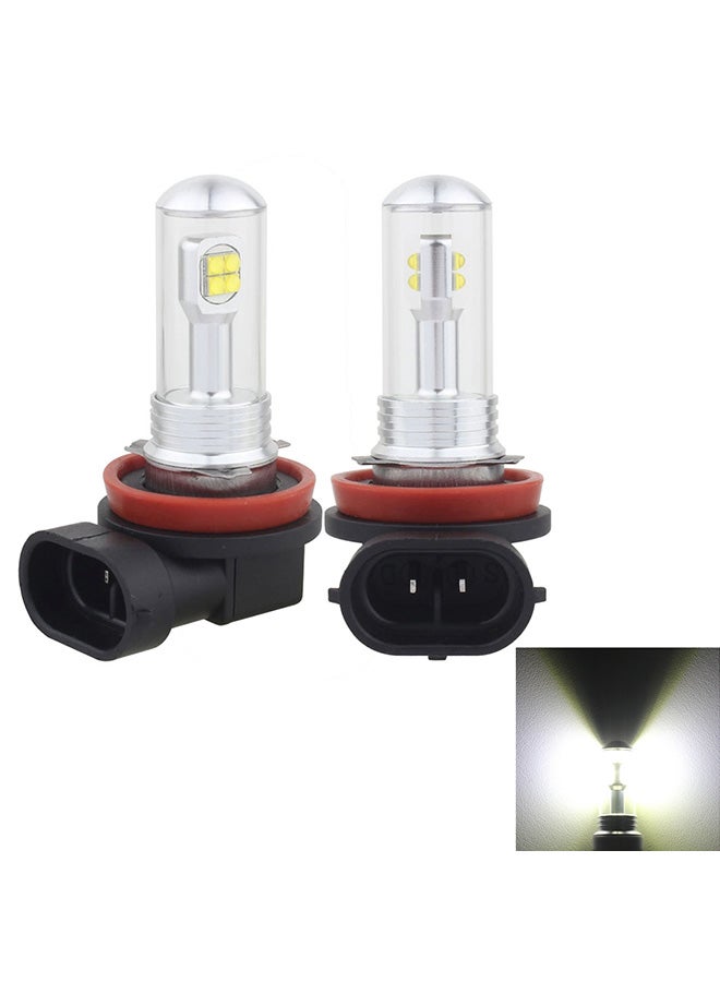 2-Piece H8 H11 40W 800 LM 6000K 8 CREE LEDs Car Fog Lights