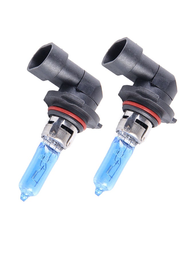 Generic 2-Piece 9006  Halogen Head Lamp 12V 100W 2400 LM 5000K Warm Light  - Image 1
