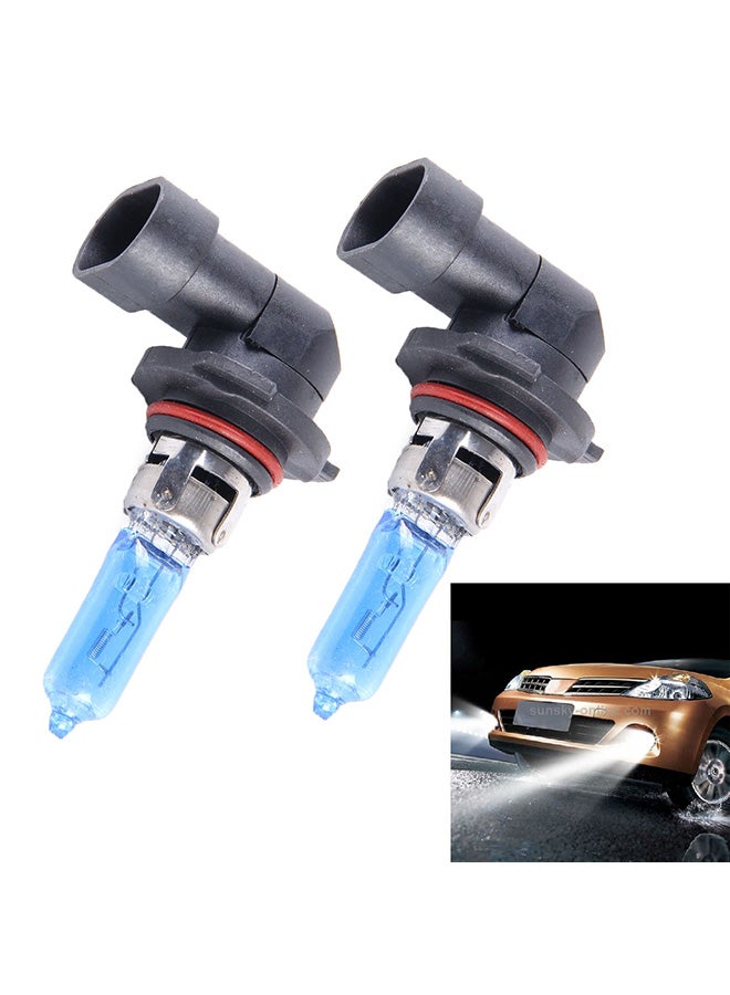 Generic 2-Piece 9006  Halogen Head Lamp 12V 100W 2400 LM 5000K Warm Light  - Image 2