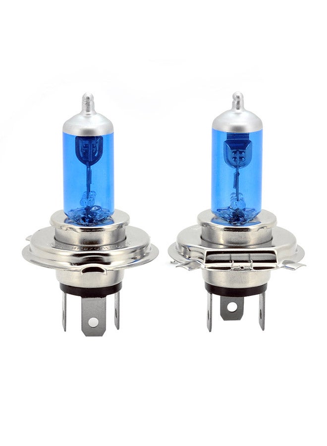 Generic 2-Piece H4 Halogen Car Headlight 12V