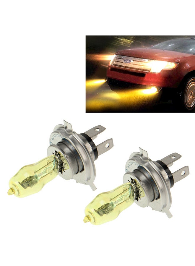 Generic 2-Piece H4 HOD Halogen Bulbs 12V 100W 2400 LM 3500K Headlights  - Image 2