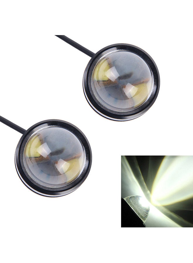 2-Piece 15W 6000K CREE 4 LED Eagle Eye Light DC 12V