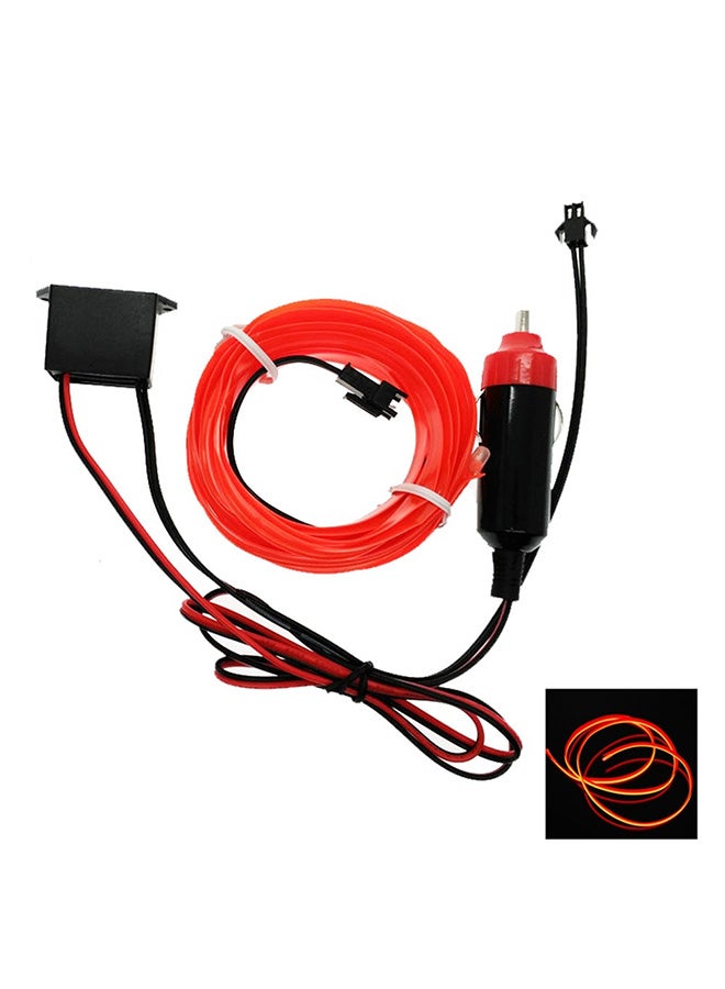 YWXLight - 5m LED Car Decorative Thread Sticker Indoor Decals Flexible Neon Light EL Wire Rope Tube - Image 1