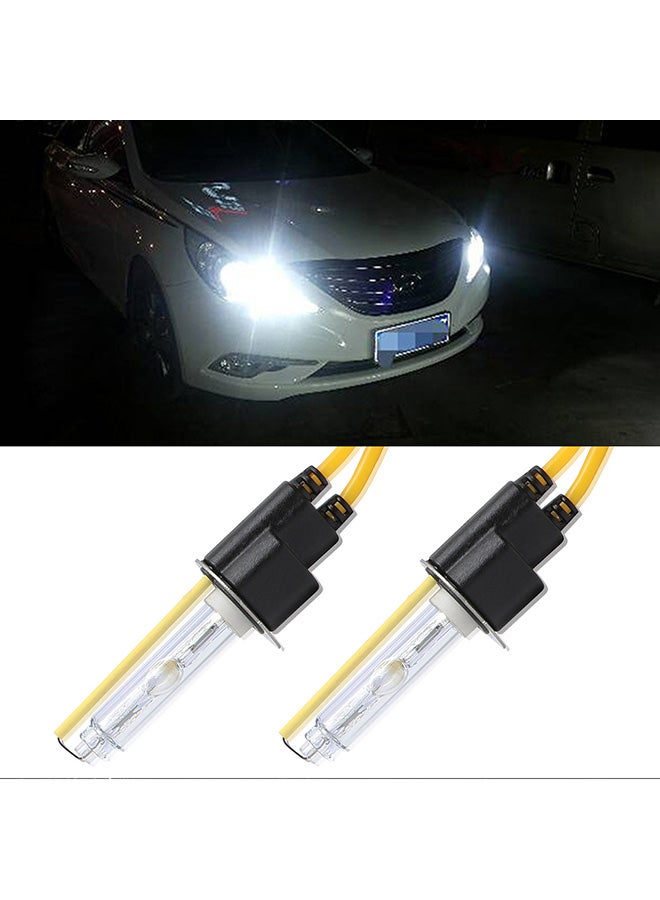 Generic 2-Piece H3 55W 2500LM 5500K White Light HID LED Car Headlight Lamp Conversion Kit  - Image 2