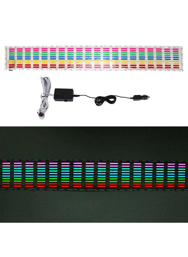 Generic 5 Colors Music Active EL Car Sticker Equalizer With Car Charger  - Image 2